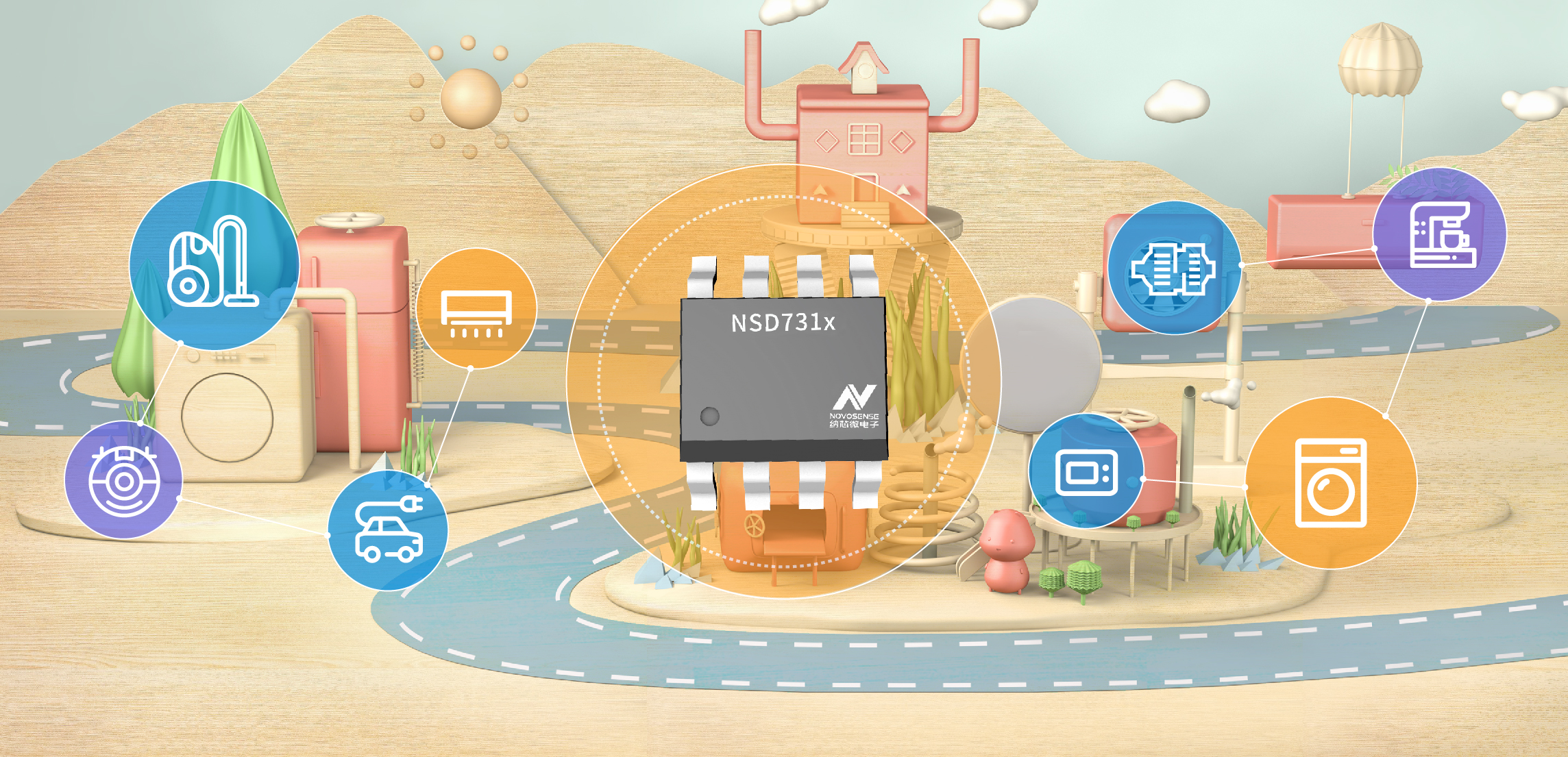 galaxy银河首页直流有刷电机驱动NSD731x系列发布多款新品，任君挑。